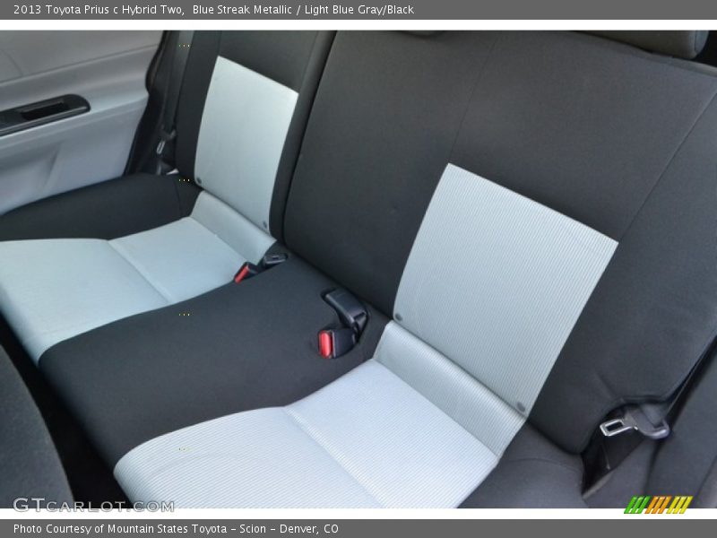 Blue Streak Metallic / Light Blue Gray/Black 2013 Toyota Prius c Hybrid Two