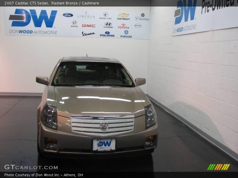 Radiant Bronze / Cashmere 2007 Cadillac CTS Sedan