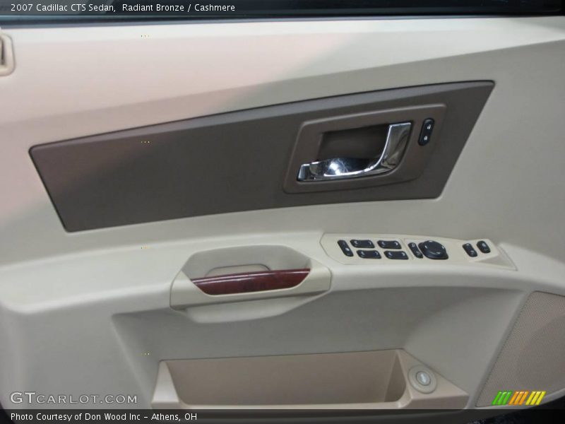 Radiant Bronze / Cashmere 2007 Cadillac CTS Sedan