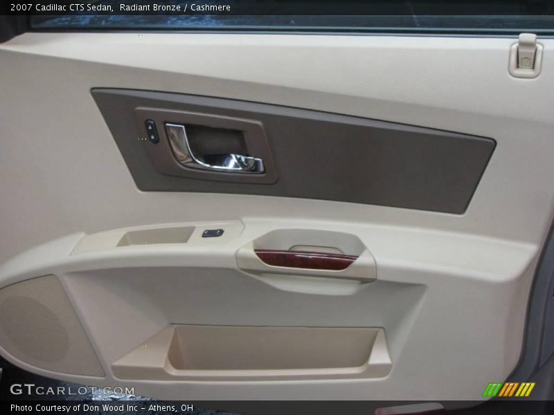 Radiant Bronze / Cashmere 2007 Cadillac CTS Sedan