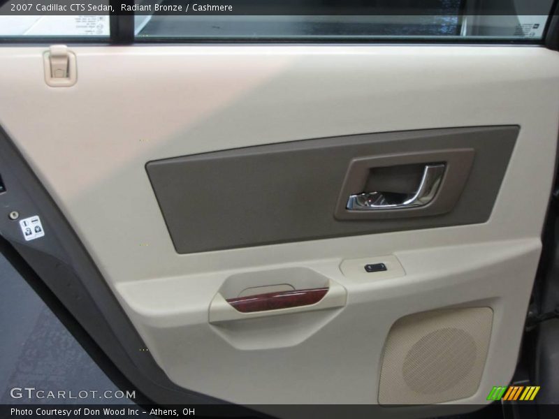 Radiant Bronze / Cashmere 2007 Cadillac CTS Sedan