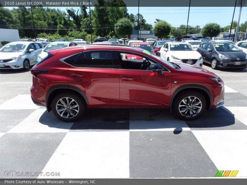Matador Red Mica / Black 2016 Lexus NX 200t
