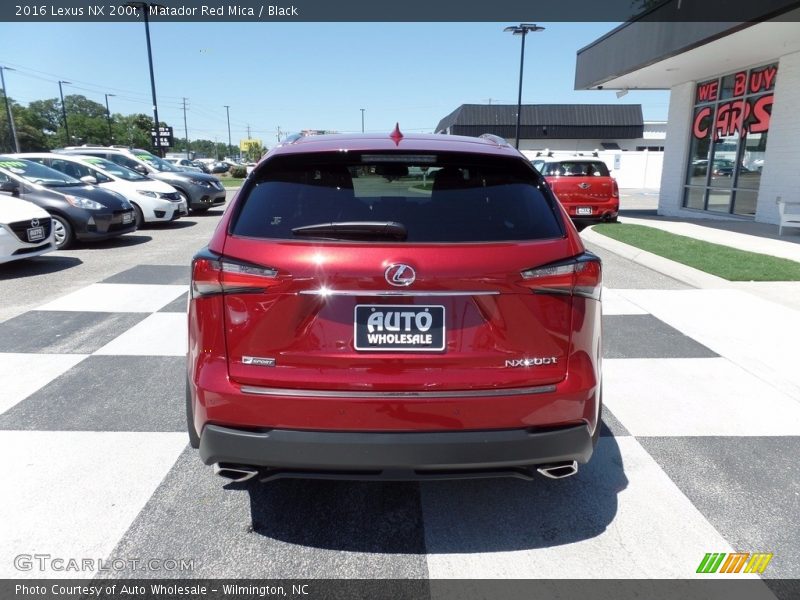Matador Red Mica / Black 2016 Lexus NX 200t