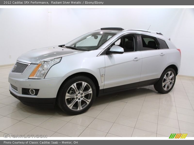 Radiant Silver Metallic / Ebony/Ebony 2012 Cadillac SRX Performance