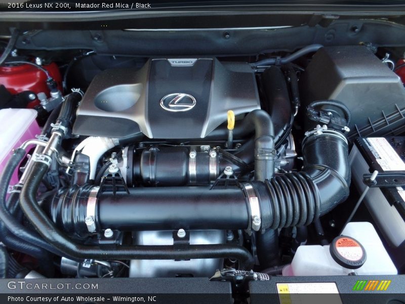 Matador Red Mica / Black 2016 Lexus NX 200t