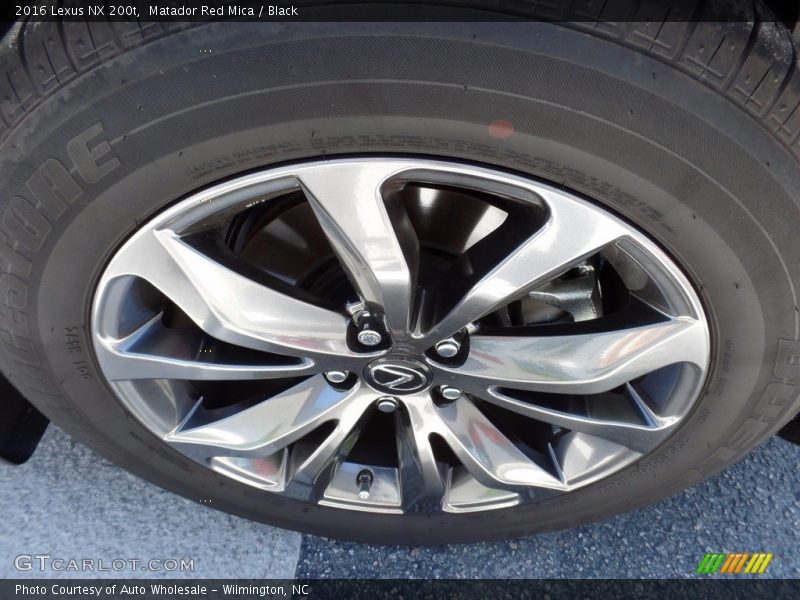 Matador Red Mica / Black 2016 Lexus NX 200t