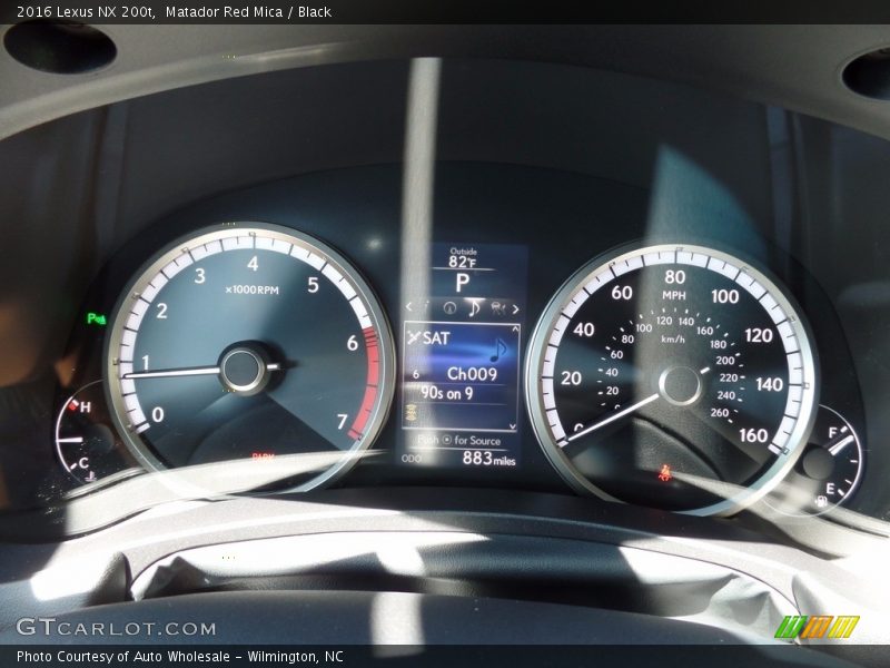 Matador Red Mica / Black 2016 Lexus NX 200t