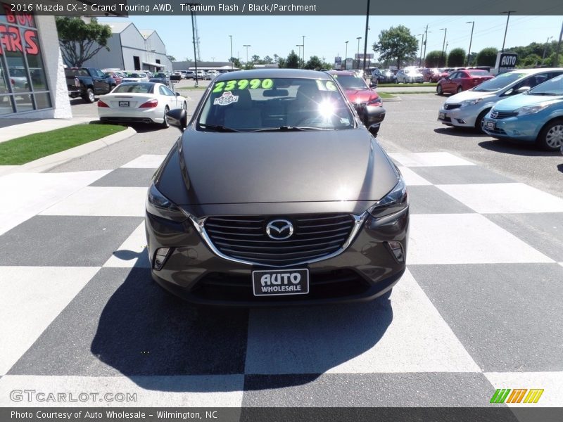 Titanium Flash / Black/Parchment 2016 Mazda CX-3 Grand Touring AWD