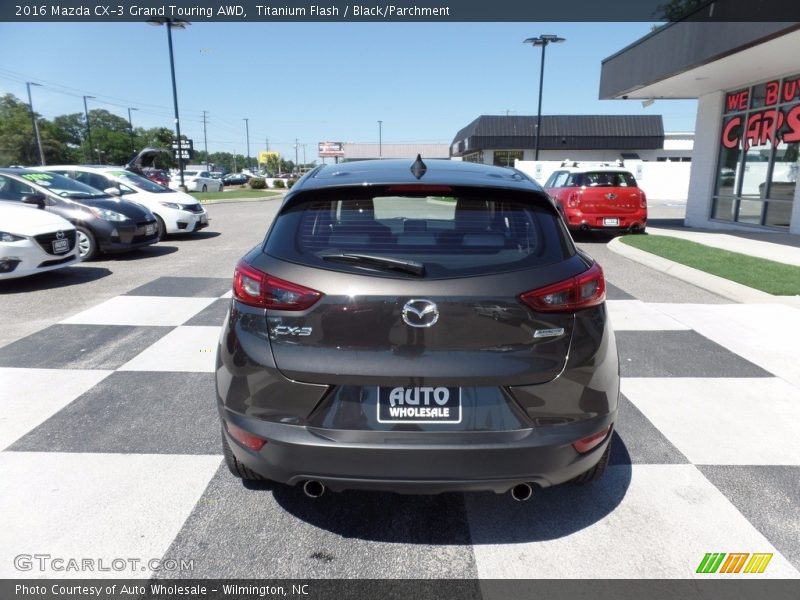 Titanium Flash / Black/Parchment 2016 Mazda CX-3 Grand Touring AWD