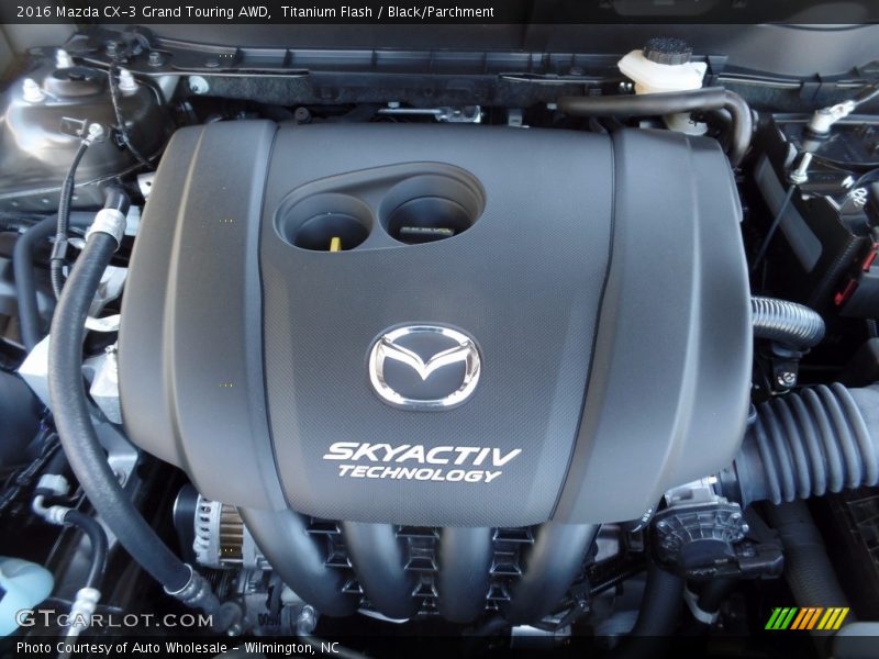 Titanium Flash / Black/Parchment 2016 Mazda CX-3 Grand Touring AWD