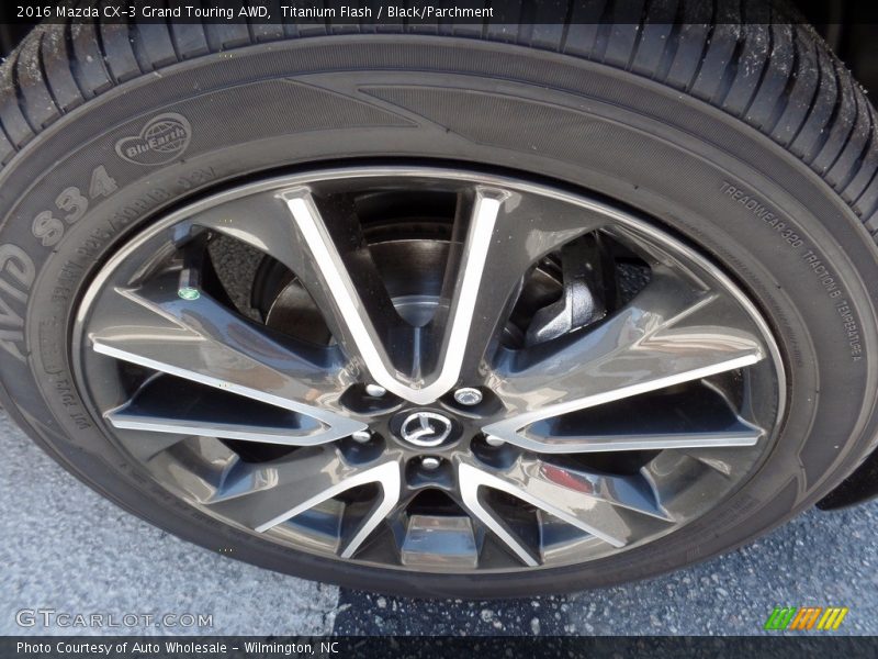 Titanium Flash / Black/Parchment 2016 Mazda CX-3 Grand Touring AWD