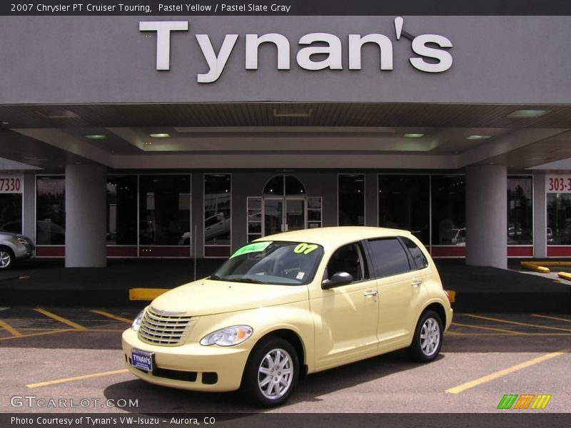 Pastel Yellow / Pastel Slate Gray 2007 Chrysler PT Cruiser Touring