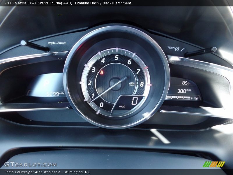 Titanium Flash / Black/Parchment 2016 Mazda CX-3 Grand Touring AWD