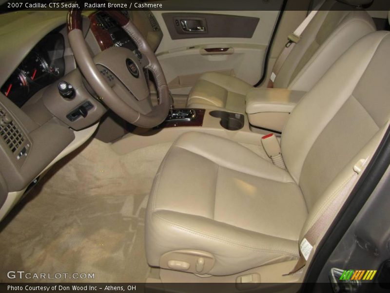 Radiant Bronze / Cashmere 2007 Cadillac CTS Sedan