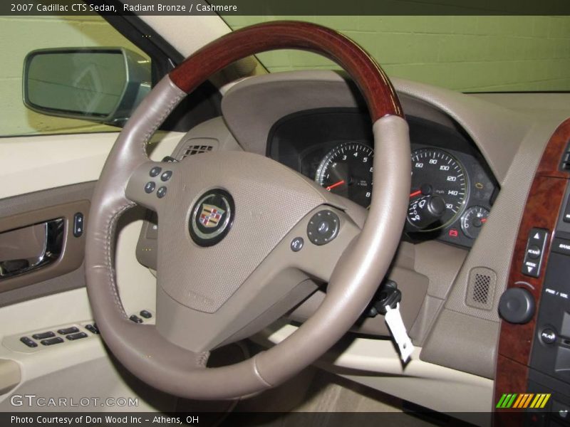 Radiant Bronze / Cashmere 2007 Cadillac CTS Sedan