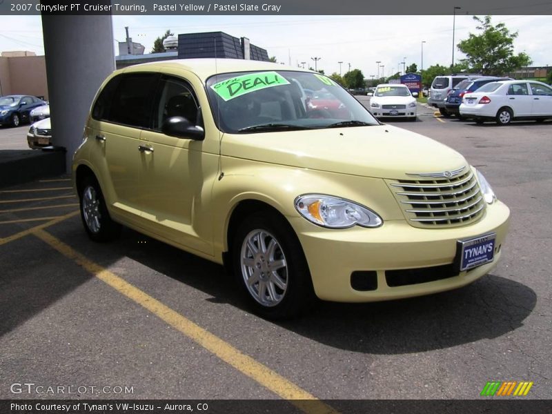 Pastel Yellow / Pastel Slate Gray 2007 Chrysler PT Cruiser Touring
