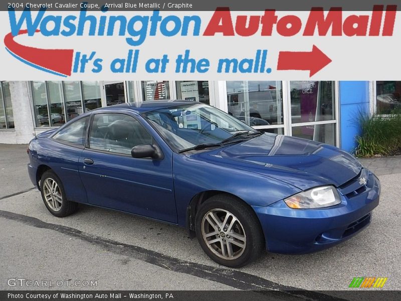 Arrival Blue Metallic / Graphite 2004 Chevrolet Cavalier Coupe