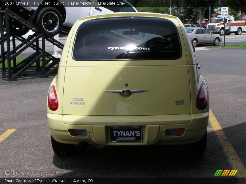 Pastel Yellow / Pastel Slate Gray 2007 Chrysler PT Cruiser Touring