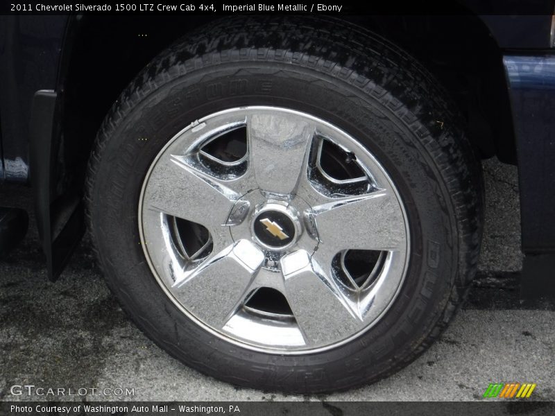 Imperial Blue Metallic / Ebony 2011 Chevrolet Silverado 1500 LTZ Crew Cab 4x4