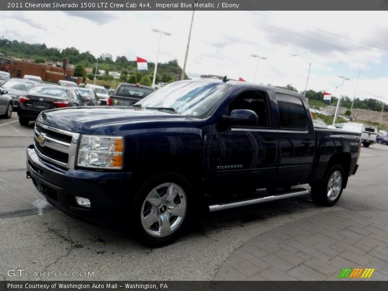 Imperial Blue Metallic / Ebony 2011 Chevrolet Silverado 1500 LTZ Crew Cab 4x4