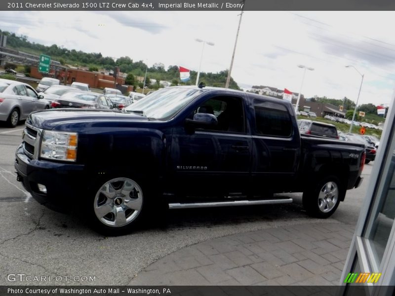 Imperial Blue Metallic / Ebony 2011 Chevrolet Silverado 1500 LTZ Crew Cab 4x4