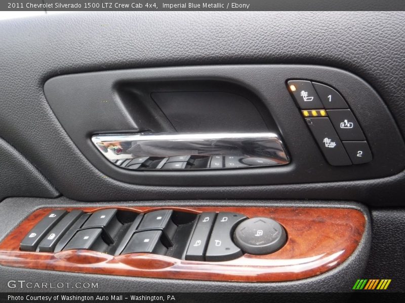 Imperial Blue Metallic / Ebony 2011 Chevrolet Silverado 1500 LTZ Crew Cab 4x4