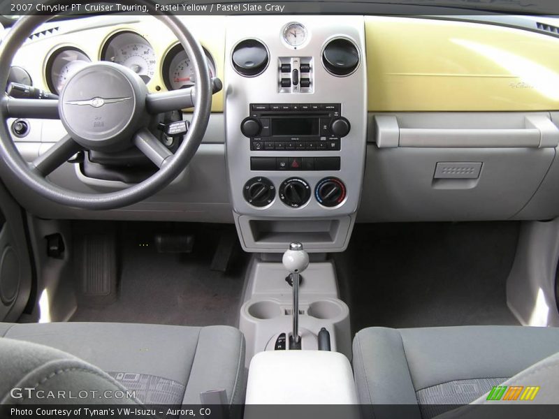 Pastel Yellow / Pastel Slate Gray 2007 Chrysler PT Cruiser Touring