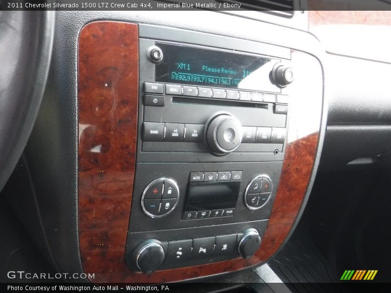 Imperial Blue Metallic / Ebony 2011 Chevrolet Silverado 1500 LTZ Crew Cab 4x4