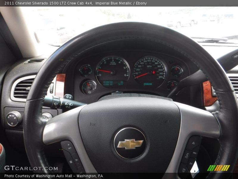 Imperial Blue Metallic / Ebony 2011 Chevrolet Silverado 1500 LTZ Crew Cab 4x4