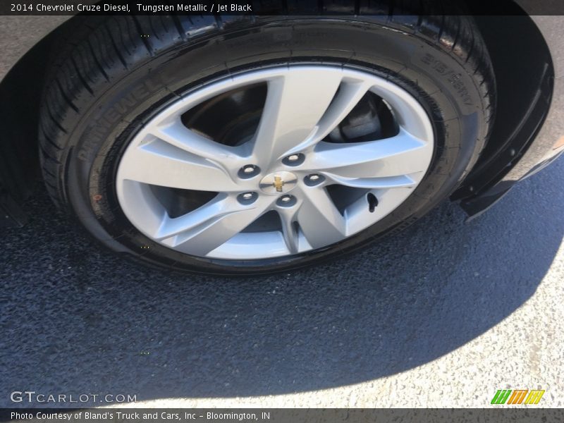 Tungsten Metallic / Jet Black 2014 Chevrolet Cruze Diesel