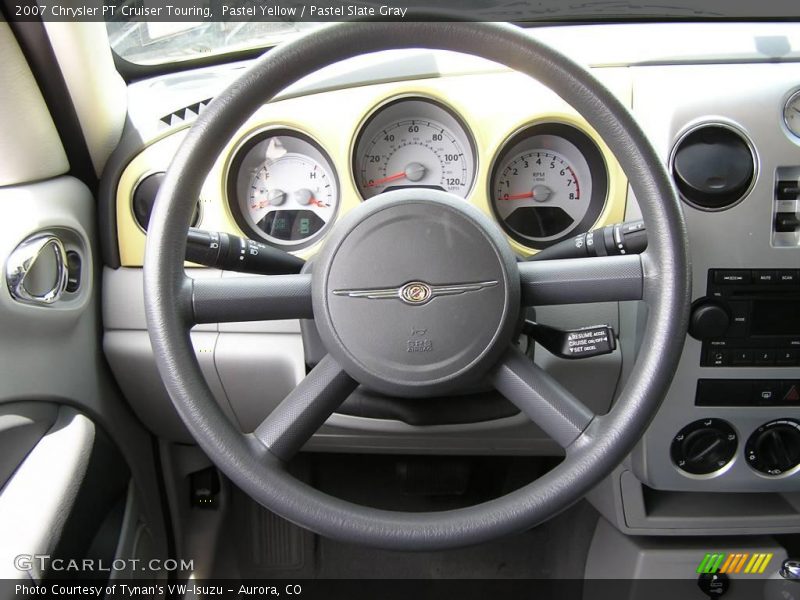Pastel Yellow / Pastel Slate Gray 2007 Chrysler PT Cruiser Touring