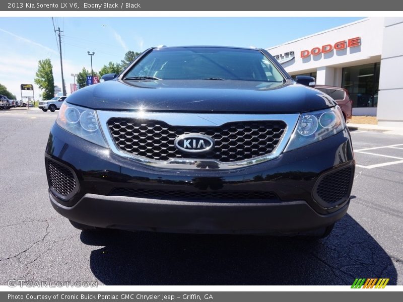 Ebony Black / Black 2013 Kia Sorento LX V6