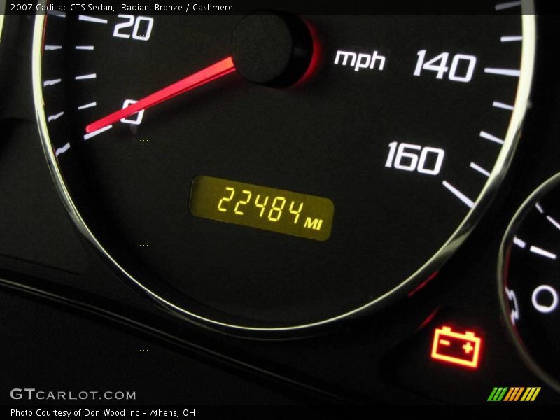 Radiant Bronze / Cashmere 2007 Cadillac CTS Sedan