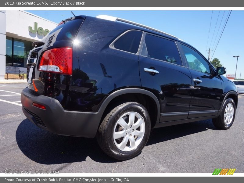 Ebony Black / Black 2013 Kia Sorento LX V6