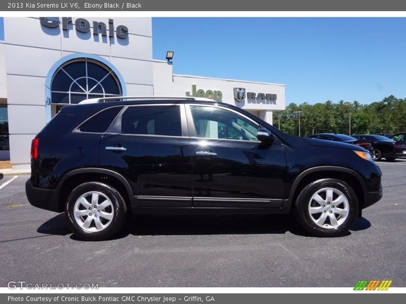 Ebony Black / Black 2013 Kia Sorento LX V6