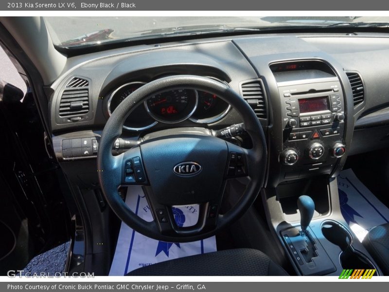 Ebony Black / Black 2013 Kia Sorento LX V6