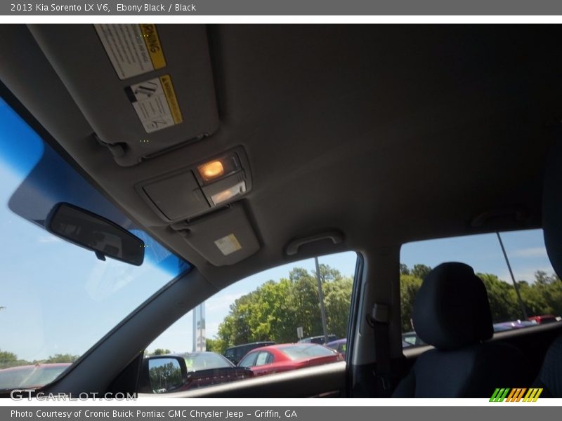 Ebony Black / Black 2013 Kia Sorento LX V6