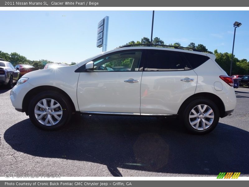 Glacier White Pearl / Beige 2011 Nissan Murano SL
