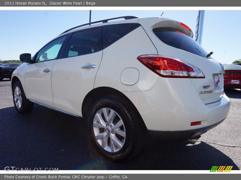 Glacier White Pearl / Beige 2011 Nissan Murano SL