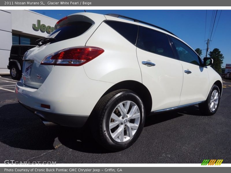 Glacier White Pearl / Beige 2011 Nissan Murano SL
