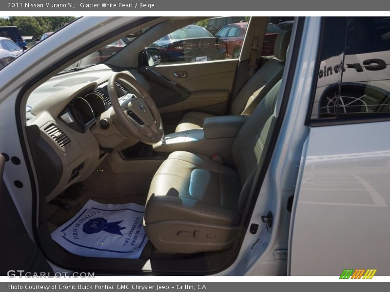 Glacier White Pearl / Beige 2011 Nissan Murano SL