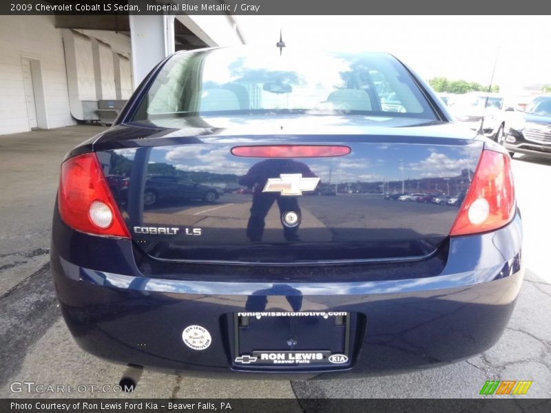 Imperial Blue Metallic / Gray 2009 Chevrolet Cobalt LS Sedan