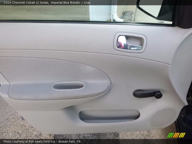 Imperial Blue Metallic / Gray 2009 Chevrolet Cobalt LS Sedan