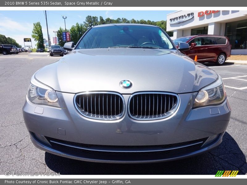 Space Grey Metallic / Gray 2010 BMW 5 Series 535i Sedan