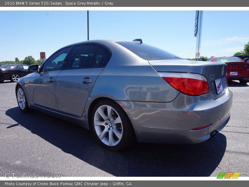 Space Grey Metallic / Gray 2010 BMW 5 Series 535i Sedan