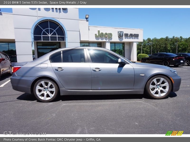 Space Grey Metallic / Gray 2010 BMW 5 Series 535i Sedan