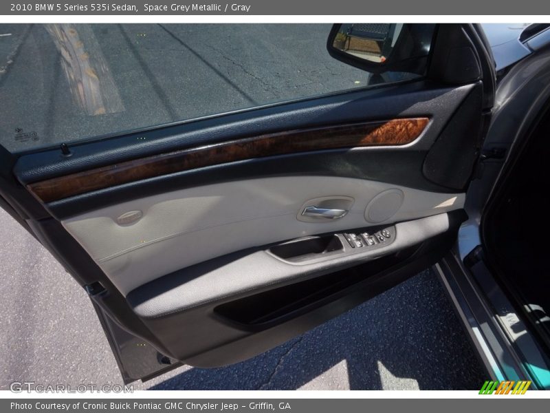 Space Grey Metallic / Gray 2010 BMW 5 Series 535i Sedan