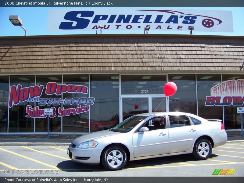 Silverstone Metallic / Ebony Black 2008 Chevrolet Impala LT