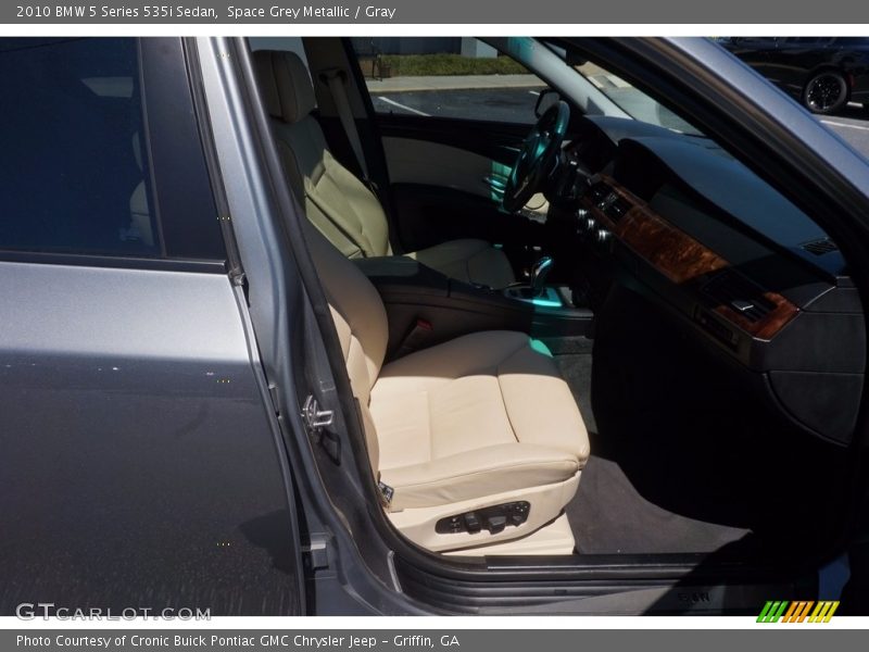 Space Grey Metallic / Gray 2010 BMW 5 Series 535i Sedan