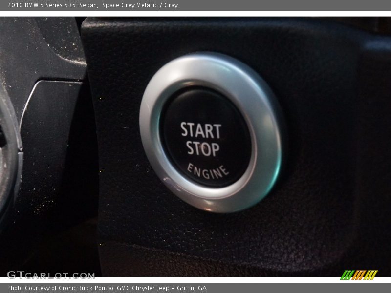Space Grey Metallic / Gray 2010 BMW 5 Series 535i Sedan